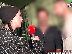 german real street nadia phone sex - girl ask guys for sex in public