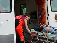 AMWF Korean Man Interracial Sex Pretty Polish Woman Emergency Rescue Fuck
