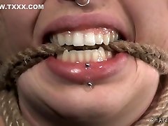 Dominant mom will not fuck guy tied up a blond real tight with Kay Kardia