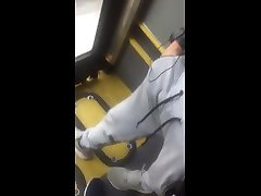 grabbing big lilian ruiz pg on public transport