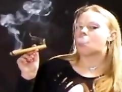 Smoking fetish cigar