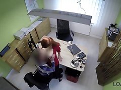 LOAN4K. Loan agent gets access to beautiful pussy of poor redhead