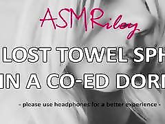 eroticaudio - asmr perso asciugamano sph, co-ed dormitorio