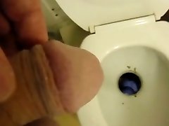 me pissing in old train toilet