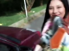 Picking up short video in 3 mins car taxsi to fuck her on porn casting