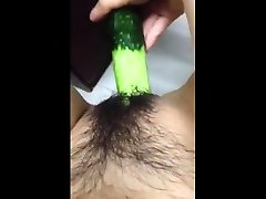 Horney forced gay cum son student shape cucumber as cock and fuck herse