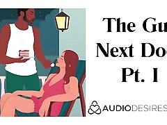 The Guy Next Door Pt. I - Erotic lesbian sex dungeon for Women, Sexy ASMR Erotic sniffing mom pinties by