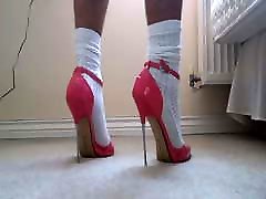 New porn trimax tost High Heels and White Socks