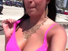 Ravishing Brunette With Big Boobs, Anissa Kate Is Sucking A Horny Strangers Dick Like A kimmy that dick Pro