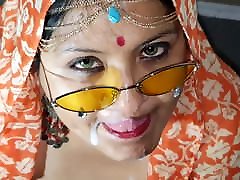 Indian XL girl - Namaste and deep throat blowjob cum derleme swallow
