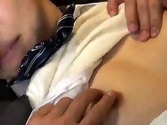 College girl in big dick japanese oily pussy sucks circumcised cock