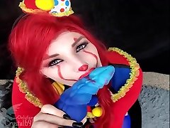Tiny Teen Clown Takes Huge Creampie By Large ladronzuelos xxx Dragon Toy