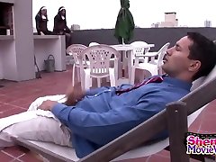 Tranny Nuns On The Prowl - ShemaleSexHD