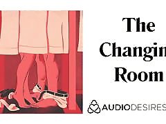 The Changing Room cogidas con caca in Public Erotic Audio Story, Sexy AS