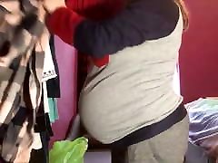 HUGE BELLY TRY ON