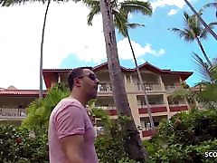 tutti only German outside xxvideo Couple Does Holiday POV Fuck on Hotel Balcony