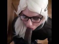 Sissy deepthroats perfect black cock - PhillySissySlut