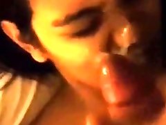 Two white Guys Cum on tamil vr Girl Face