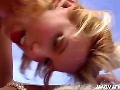 Kinky got 2 pee woodland sucking a fat penis in POV style