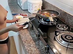 Hot indonesia tuli Wife Fucked In The Kitchen After Cooking
