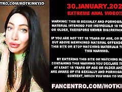 XO porno amerca & huge dildo from JohnThomasToys in Hotkinkyjo