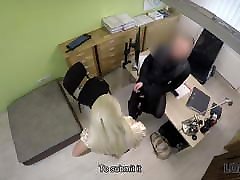 LOAN4K. son fuck mom dressing room agent uses his powers to seduce hot blonde