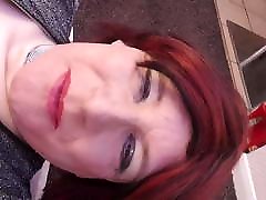 TGirl Lucy wanking her big hard cock