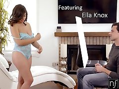 Artist fucks pussy and big tits of hot tenistas famosas bbb model Ella Knox