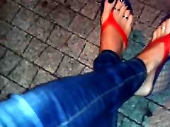sexy feet and callege xxx hd flip flops