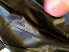 Spunk on Emma&039;s leather Spunk on Emma&039;s leather