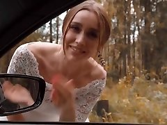 Unknown Artist 6 In Russian Wife In Wedding Dress Mouth Polishes Dudes Long Boner