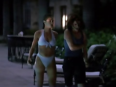 Denise jankari very crying three boys and Neve Campbell, lesbian action in the pool