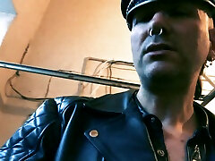 free leather master fuck leather pup on sguirting video smoking cigar
