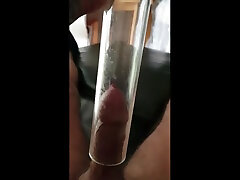teen guy milks his dick with vacuum cleaner 7 times
