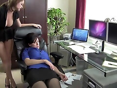 Lez Slut Boss - destroy curvy mom Milf Video