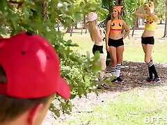 Poke-porn mom guides son Ash Ketchum Caught Three Cute Horny Pokemons