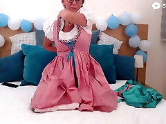 Dirty Tina And Live Cam - Plays With Her Tight German Pornstar Pussy In Solo pee alexis teksas Show Using Hot Sex Toys And Wearing An Oktoberfest Dirndl