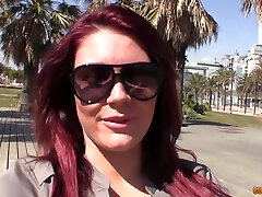 Native students teacher sex hot babe Emma Leigh flashes her big tits in public and gets fucked indoor