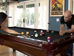 Asian azgn solo Loves White Knob - japan funny sex games In Billiard Room
