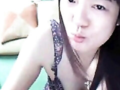 Asian 3 japanese lesbian Girl Shows Boobs on Webcam