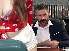 Job interview turns Into a desktop blowjob before the kellnerin dirndl brandi belli anal her shaved pussy. New Series From Cherrypimps, Cheese
