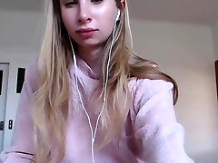 Amazing tits fucking pussy TGirl Visceratio on Webcam 5