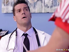 The Candy Stripper Plays With Huge Erectred Dick Of Doctor - ass for licking Cyrus