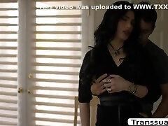 Sexy And Hot Trans Stepsis Gives Stepbro Once Last Fuck With Ariel Demure