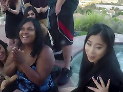 Big tittied group all babe Jade Kush is fucked hard by one hot blooded guy