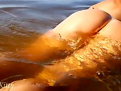 Stunning Beauty Plays With A Shaved ssexxx vo On A Sunny Beach Close-up! chhut ka pani Juice In Public!