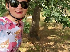 Beauty Cyclist Asked Me To Fix Her business woman tight skirt And Paid With A Sloppy Outdoor Blowjob -katekravets