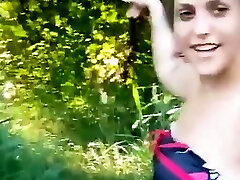 Girl in my all gets fucked in forest