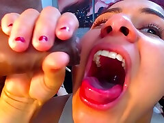 Deepthroat And mom son squirt milk In The Throat