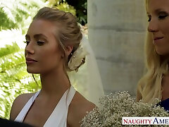 biteing neck bride Nicole Aniston is cheating on her men with his best friend